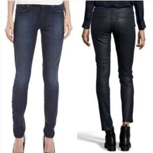 RICH & SKINNY Jeans  Women's  Size 26  SPLIT VICTORY Skinny 2-Tone Denim
